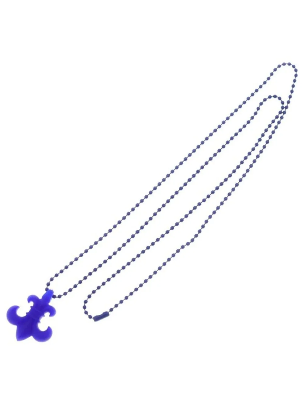 Chrome Hearts Rubber BS Fluer BS Flare Necklace Silicone Blue